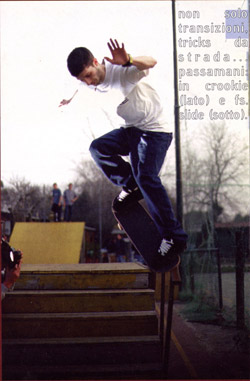 Simone Bertozzi - K grind -  ph. Felice Desena - space cake n.3 circa 1998