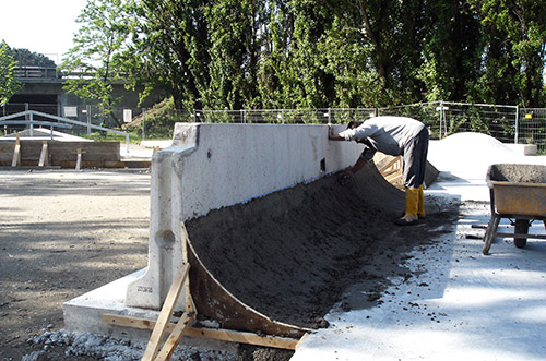 Concrete SkatePark Building - Oami Skateplaza