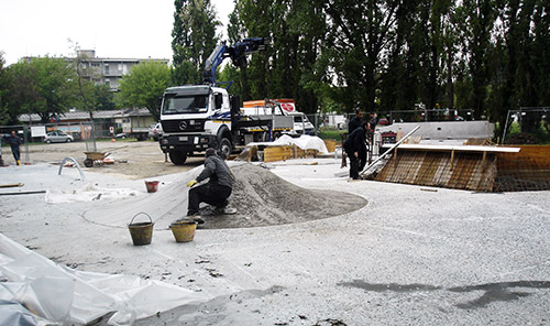 Concrete Skatepark Building - Oami Skateplaza