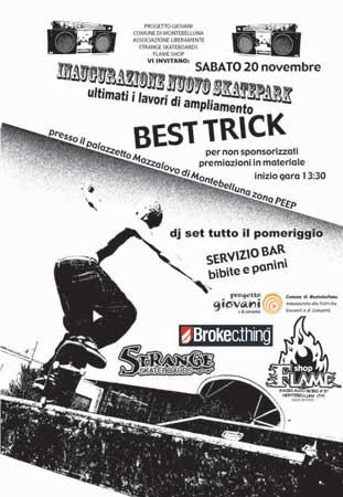 Inauturazione Skatepark di Montebelluna