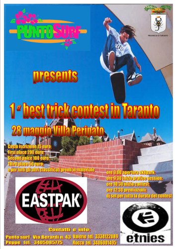 Punto Surf Best trick contest a taranto