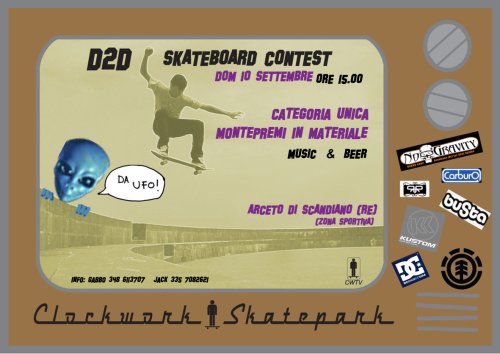 D2D skateboarding - Clockwork skatepark