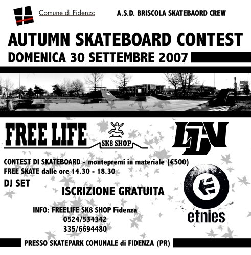 Autumn skate contest a Fidenza