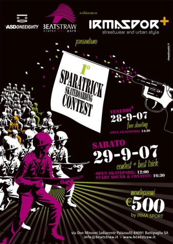 SparaTrick skateboarding Contest