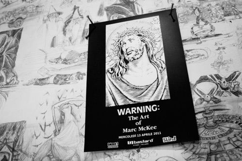 Warning: the art of marc mckee a milano